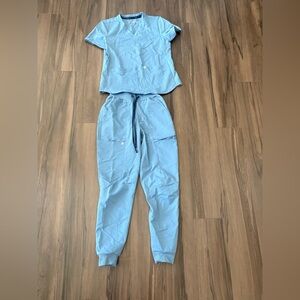 Fabletics Light Blue Jogger Set